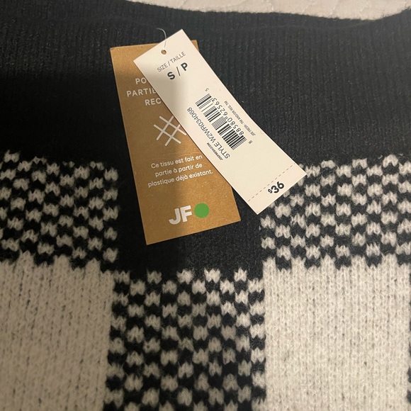 Joe Fresh Plaid Knit Holiday Skirt - Picture 2 of 4